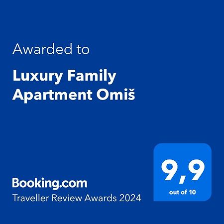 Luxury Family Apartment Omiš Eksteriør billede