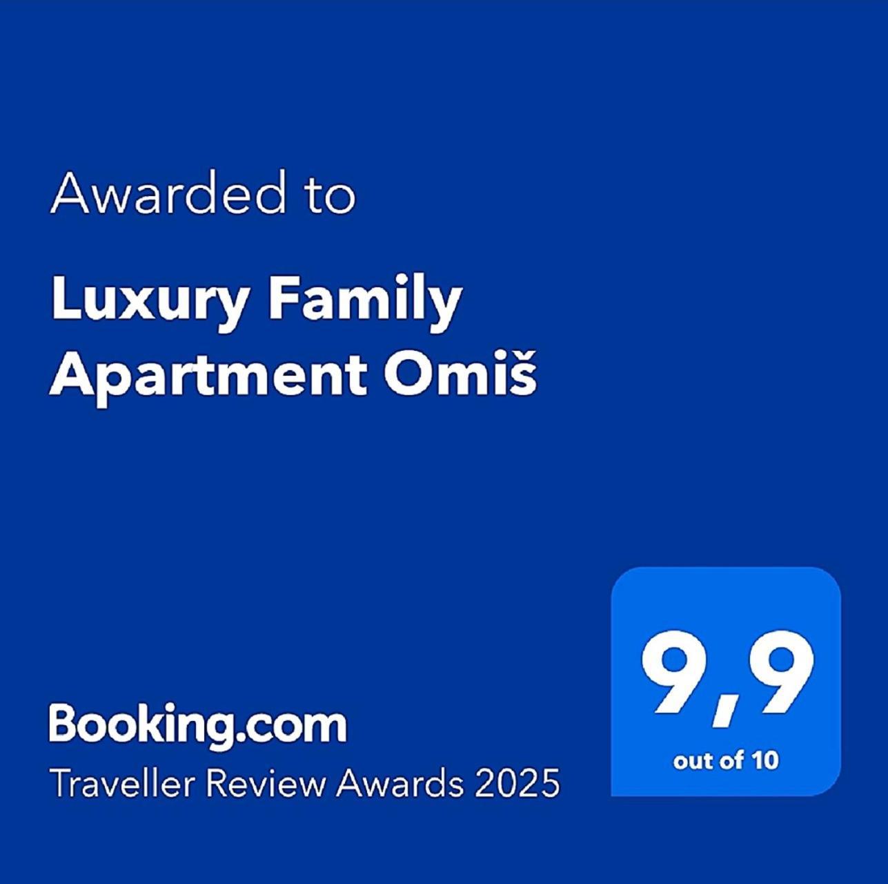 Luxury Family Apartment Omiš Eksteriør billede